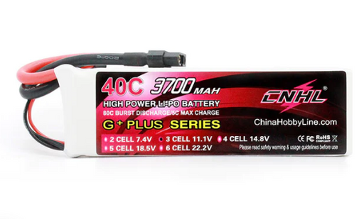 CNHL 3700mAh 11,1V 3S 40C Lipo Akku mit XT60 Stecker   LiPo24.de