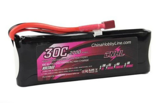 CNHL 2700mAh 7,4V 2S 30C Lipo Akku mit T/Dean Stecker   LiPo24.de