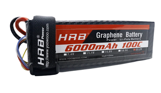 HRB 6S 6000mAh 22,2 V 100C XT90 Graphene   LiPo24.de