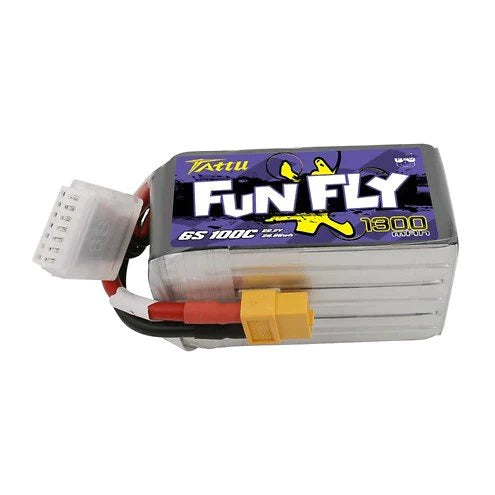 Tattu Funfly Serie 1300mAh 14.8V 100C 4S1P Lipo Akku mit XT60 Stecker   LiPo24.de