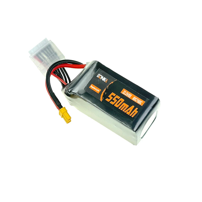 Bonka Lipo Akku 550mAh 22,2V 6S 80C/160C FPV Parcour XT30   LiPo24.de