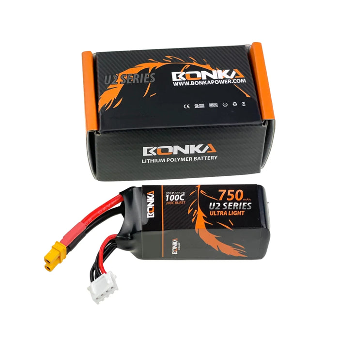 Bonka Lipo Akku 750mAh 11,1V 100C/200C XT30 Goosky S2/OMP Hobby M2 Evo   LiPo24.de