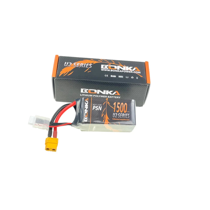 Bonka Lipo Akku1500mAh PSN 14,8V 120C/300C FPV XT60 #1   LiPo24.de