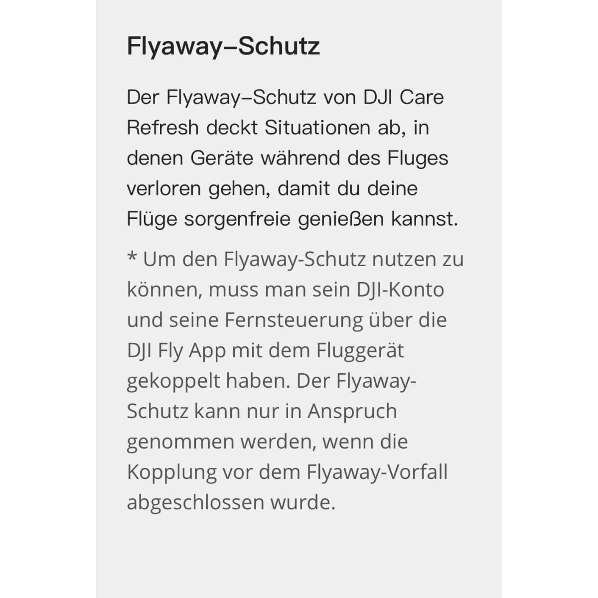 DJI Care Refresh (Mavic 3 Cine) 1 und 2 Jahr (Karte)