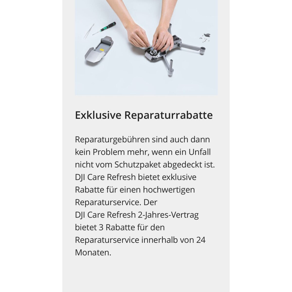 DJI Care Refresh (Mavic 3 Cine) 1 und 2 Jahr (Karte)