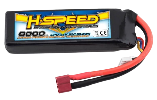 HSPEED HSPLI005 8000mAh 7.4V 30C LiPo