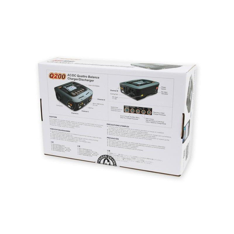 SkyRC Q200 AC/DC Ladegerät LiPo 1-6s 10A