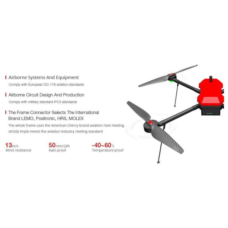 T Drones - T Motor M690A Quadrocopter 1kg Payload
