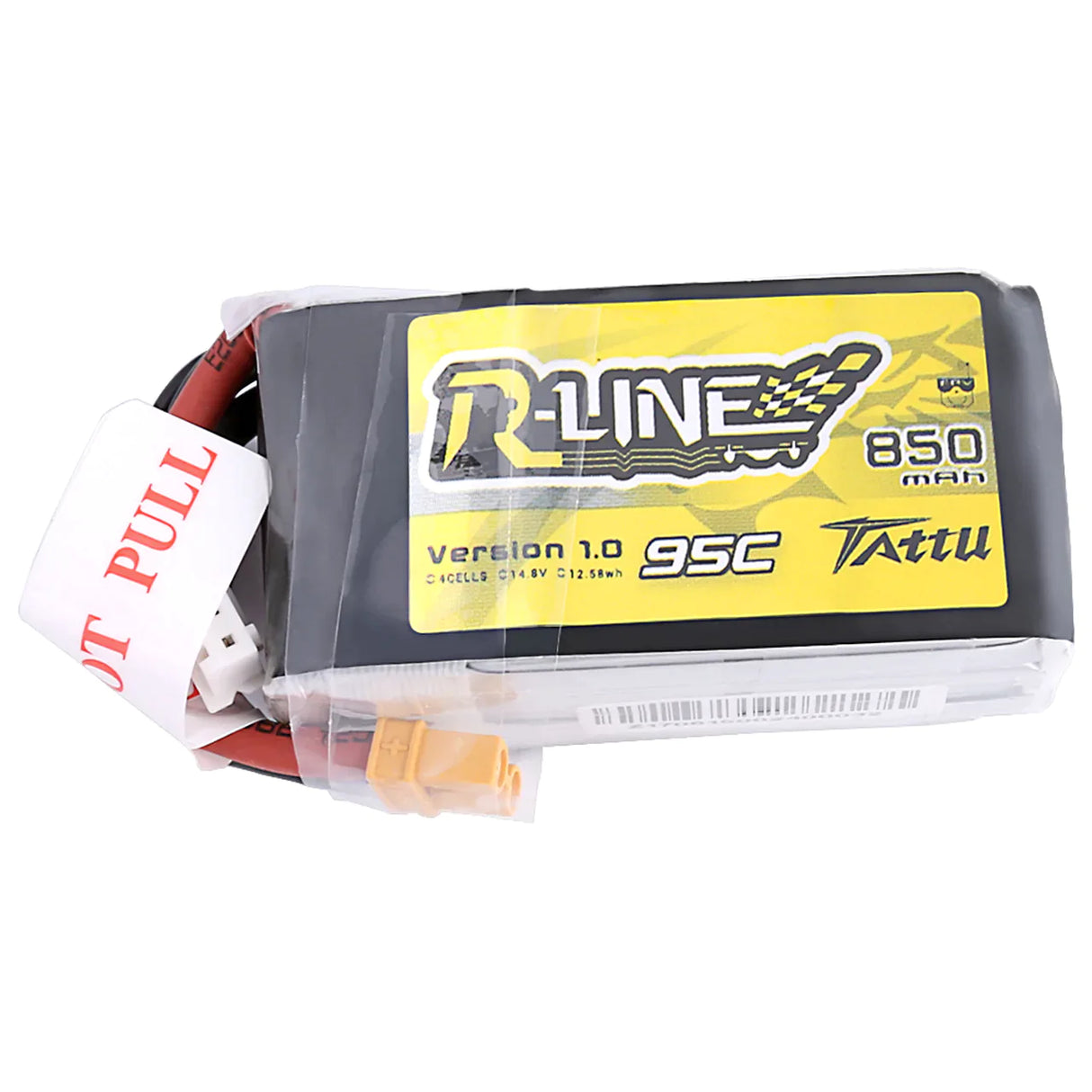 Tattu R-Line 550mAh 14.8V 4S1P 95C Lipo Akku mit XT30 - LiPo24.de