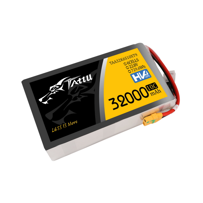 Tattu 32000 mAh 22,8V 10C 6S1P Lipo Akku mit XT90 S   LiPo24.de