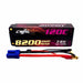 CNHL Racing Series LiHV 8200mAh 7,6V 2S 120C HV Hartschalen Lipo Akku mit EC5 Stecker für RC Rennen   LiPo24.de