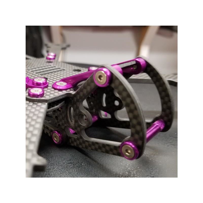 The Ummagawd Remix FPV Freestyle Frame purple