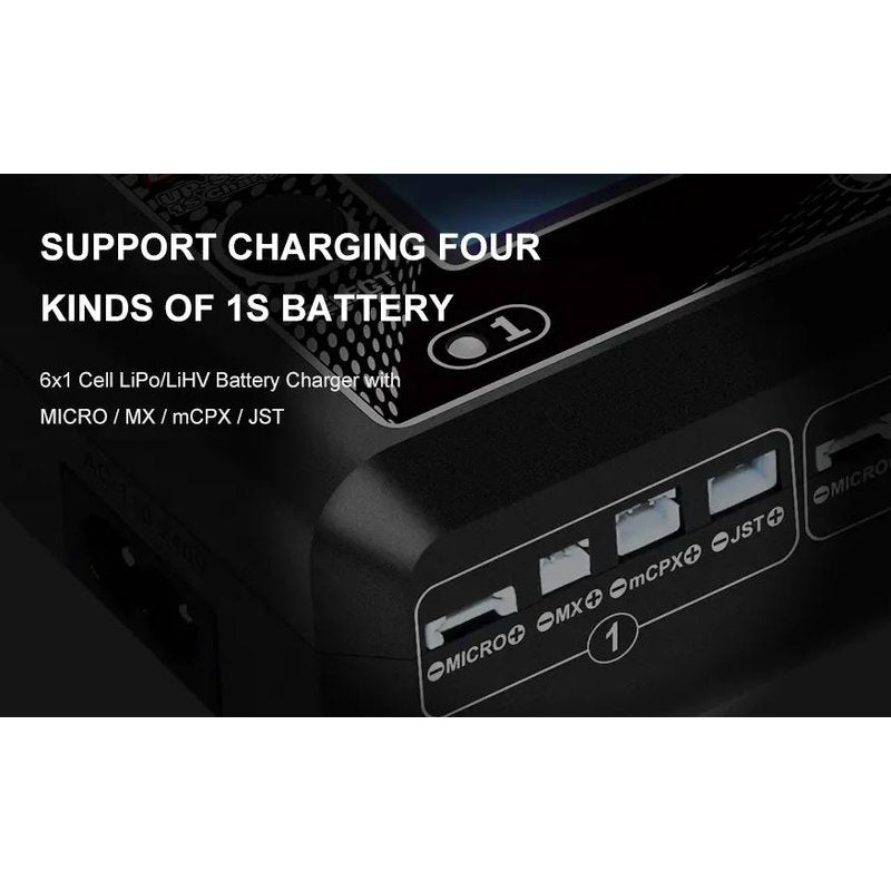 Ultrapower UP-S6AC 6X4,35W 1S AC LiPo/LiHV DC Ladegerät